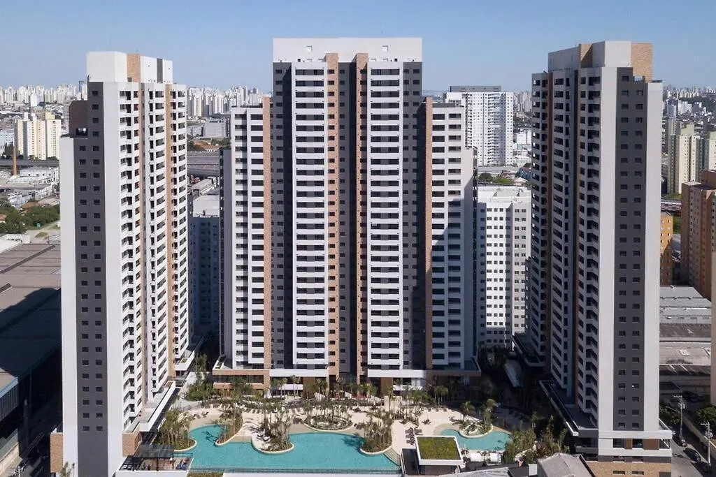 דירה סאו פאולו Piscine Bras Resort Ap 2 Dorm E Terraco Gourmet 104Mv ברזיל